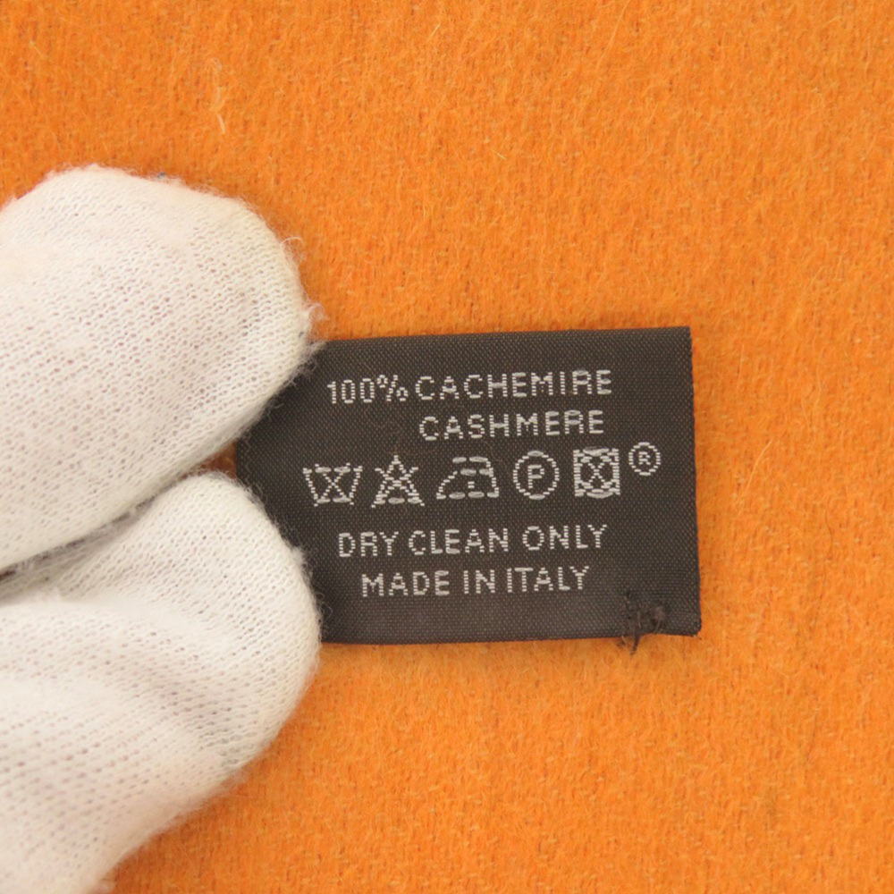 HERMES Authentic Orange Scarf - Picture 6 of 10